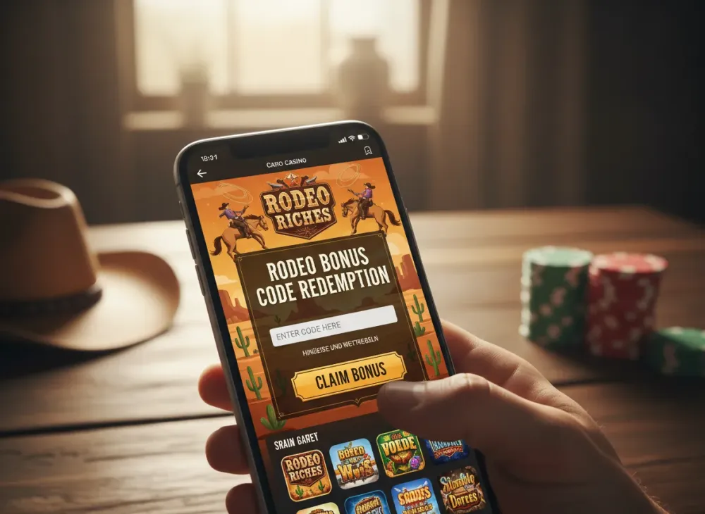 Rodeo slot bonus code Einlösung Hinweise und Wettregeln